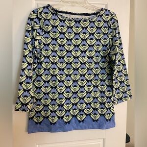 Talbot’s Women's Small Floral Patterned Top